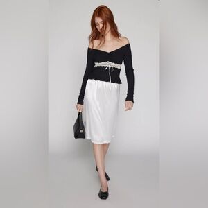 Kimchi Blue Gianna Off-The-Shoulder Lace-Inset Top